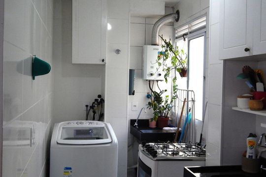 Cozinha  de apartamento para alugar com 2 quartos, 41m² em Guaratiba, Rio de Janeiro