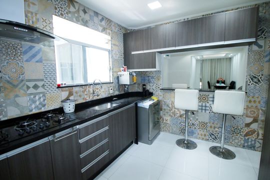 Cozinha de apartamento à venda com 2 quartos, 75m² em Vicente de Carvalho, Rio de Janeiro