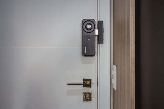 Fechadura eletrônica  de kitnet/studio à venda com 1 quarto, 31m² em Ipiranga, São Paulo