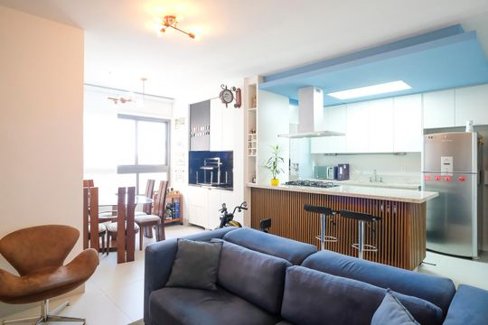Sala de apartamento à venda com 3 quartos, 87m² em Centro, São Caetano do Sul