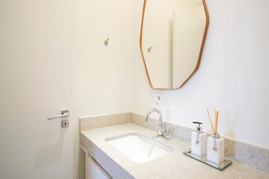 Lavabo de apartamento à venda com 3 quartos, 87m² em Centro, São Caetano do Sul
