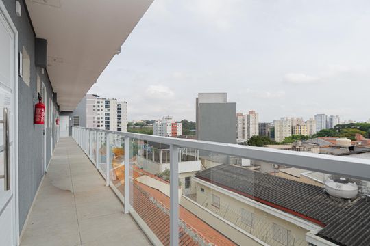 Área comum - Hall dos Apartamentos de kitnet/studio para alugar com 1 quarto, 25m² em Parque Jabaquara, São Paulo