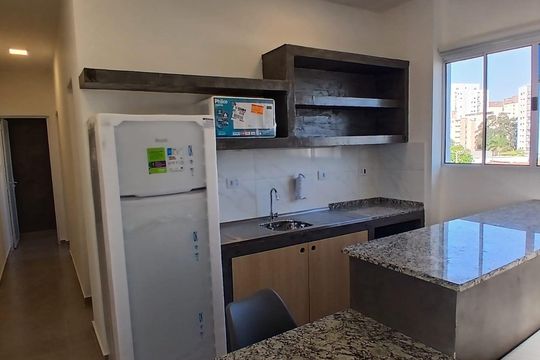 Cozinha de apartamento para alugar com 2 quartos, 45m² em Parque Jabaquara, São Paulo