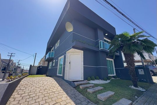 Fachada de casa de condomínio para alugar com 3 quartos, 150m² em Cachoeira, Curitiba