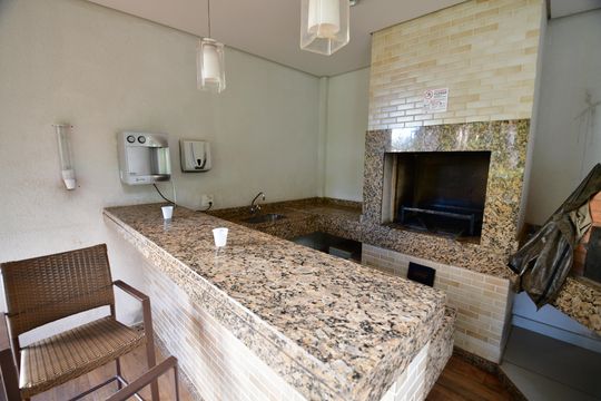 Área comum - Churrasqueira de apartamento à venda com 2 quartos, 108m² em Taquaral, Campinas