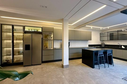 cozinha de casa à venda com 4 quartos, 377m² em Liberdade, Belo Horizonte
