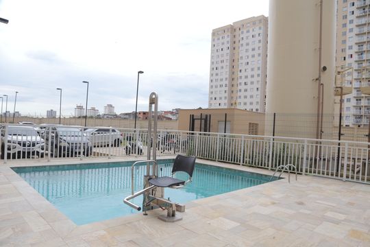 Área comum - Piscina de apartamento à venda com 2 quartos, 33m² em Vila Carmosina, São Paulo