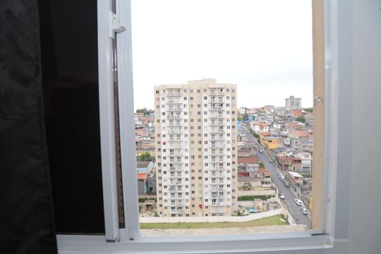 Vista da janela do quarto 2 de apartamento à venda com 2 quartos, 33m² em Vila Carmosina, São Paulo