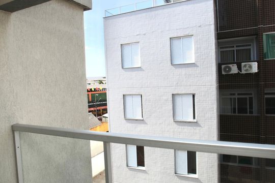 Varanda da Sala de apartamento à venda com 3 quartos, 159m² em Fonte Grande, Contagem