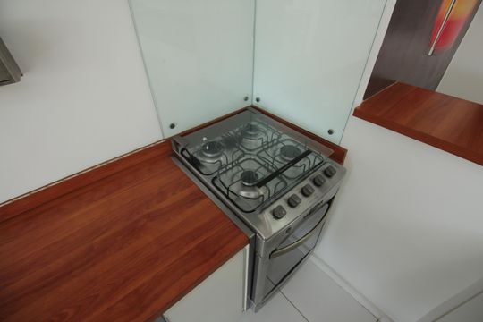 Cozinha e Área de Serviço de apartamento para alugar com 2 quartos, 90m² em Campo Grande, Santos
