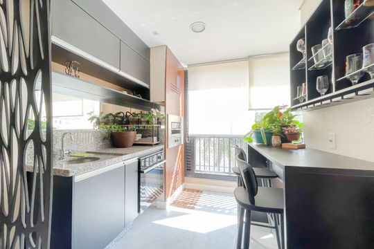 Sacada de apartamento à venda com 3 quartos, 72m² em Vila Osasco, Osasco