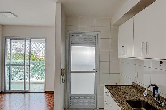 Cozinha de apartamento à venda com 1 quarto, 45m² em Vila Gomes Cardim, São Paulo