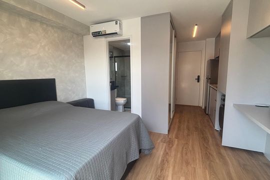 Apartamento para alugar com 1 quarto, 26m² em Santo Amaro, São Paulo
