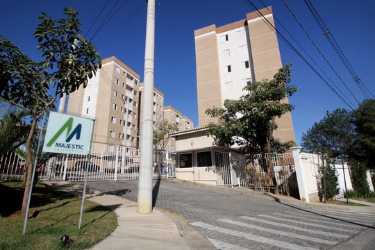 Fachada  de apartamento para alugar com 2 quartos, 55m² em Jardim Magnolia, Sorocaba