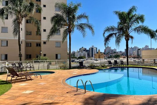 Área comum- Piscinas de apartamento à venda com 2 quartos, 57m² em Bonfim, Campinas