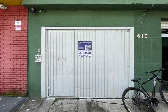 Fachada + Placa de casa para alugar com 1 quarto, 45m² em Vila Progresso (zona Leste), São Paulo