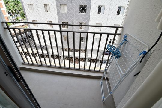 Sala - Sacada de apartamento à venda com 2 quartos, 43m² em Jardim Flamboyant, Campinas