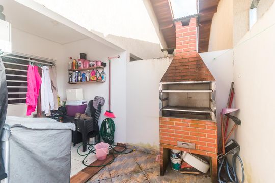 Área de Serviço/Churrasqueira de casa de condomínio para alugar com 2 quartos, 60m² em Vila Sao Paulo, Mogi das Cruzes