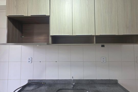 Cozinha de apartamento para alugar com 3 quartos, 64m² em Jardim Utinga, Santo André