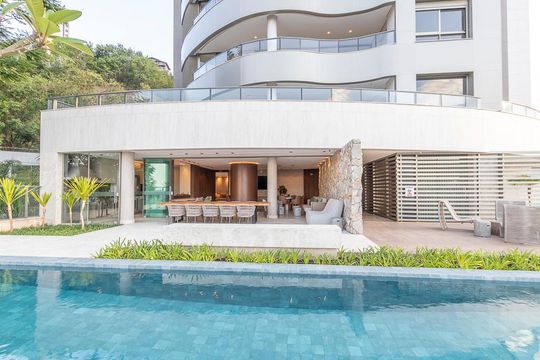 Área comum - Piscina de apartamento à venda com 4 quartos, 241m² em Santa Lúcia, Belo Horizonte