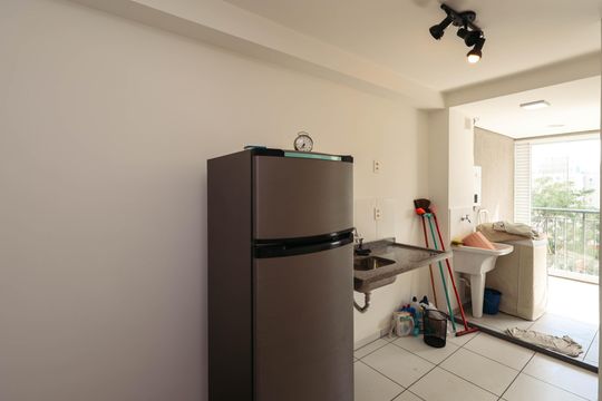 Cozinha de apartamento para alugar com 1 quarto, 47m² em Vila Mariana, São Paulo