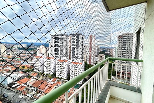 Sacada da Suíte de apartamento para alugar com 3 quartos, 76m² em Jardim Flor da Montanha, Guarulhos