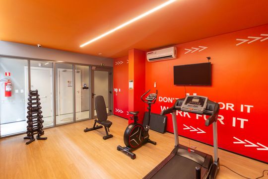 Área comum - Academia de kitnet/studio para alugar com 1 quarto, 21m² em Cerqueira César, São Paulo