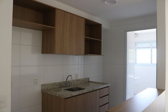 Cozinha de apartamento para alugar com 2 quartos, 65m² em Barra Funda, São Paulo