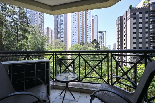 Varanda de apartamento para alugar com 3 quartos, 130m² em Vila Andrade, São Paulo