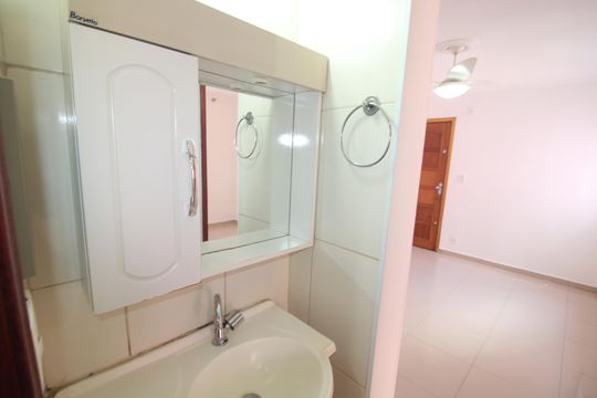 Banheiro de apartamento para alugar com 2 quartos, 45m² em Jardim Pereira Leite, São Paulo
