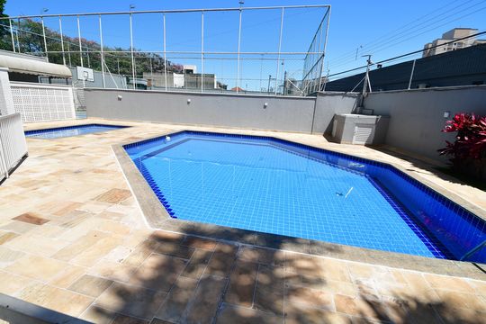 Área comum - Piscina de apartamento para alugar com 3 quartos, 83m² em Bonfim, Campinas