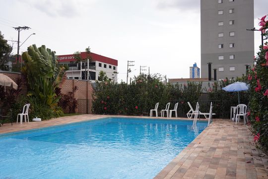 Área comum - Piscina de apartamento para alugar com 2 quartos, 48m² em Recreio São Judas Tadeu, São Carlos