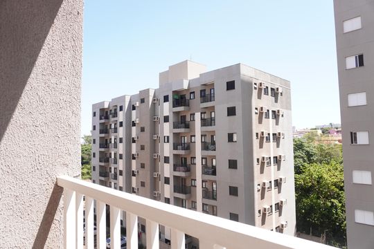 Sacada da sala de apartamento para alugar com 2 quartos, 48m² em Recreio São Judas Tadeu, São Carlos