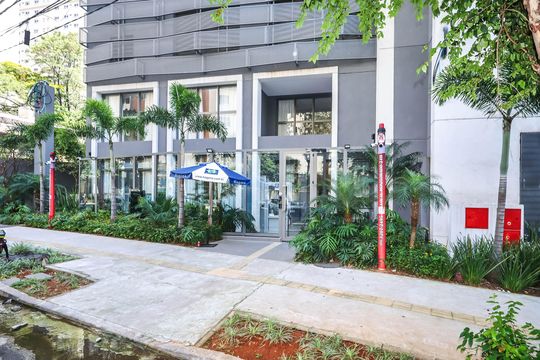 Fachada de kitnet/studio para alugar com 1 quarto, 34m² em Paraíso, São Paulo
