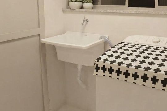 Área de serviço de apartamento à venda com 2 quartos, 62m² em Vila Claudia, São Paulo