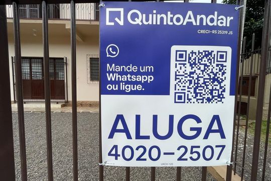 Placa Instalada em 07/10/2026 - Cod.UKCH-120 de casa para alugar com 1 quarto, 180m² em Rincão, Novo Hamburgo