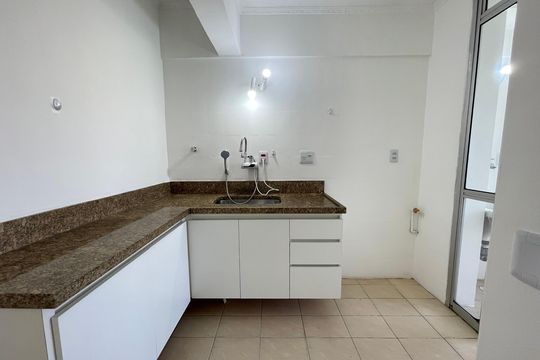 Cozinha de apartamento à venda com 3 quartos, 64m² em Jardim das Vertentes, São Paulo