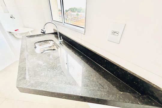 Cozinha de apartamento à venda com 2 quartos, 38m² em Penha de França, São Paulo