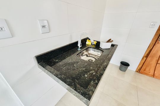 Cozinha de apartamento à venda com 1 quarto, 27m² em Penha de França, São Paulo