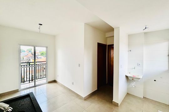 Sala/Cozinha de apartamento à venda com 1 quarto, 29m² em Penha de França, São Paulo