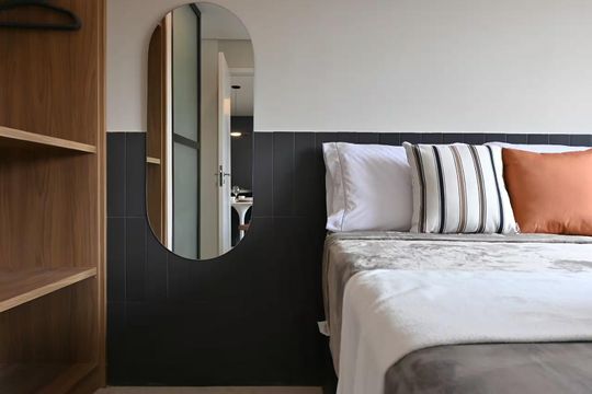 Quarto de apartamento para alugar com 1 quarto, 27m² em Moema, São Paulo