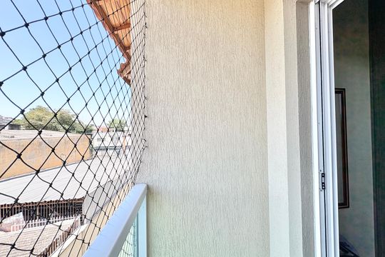 Varanda da Suíte 2 de casa de condomínio à venda com 2 quartos, 118m² em Vila Palmeiras, São Paulo