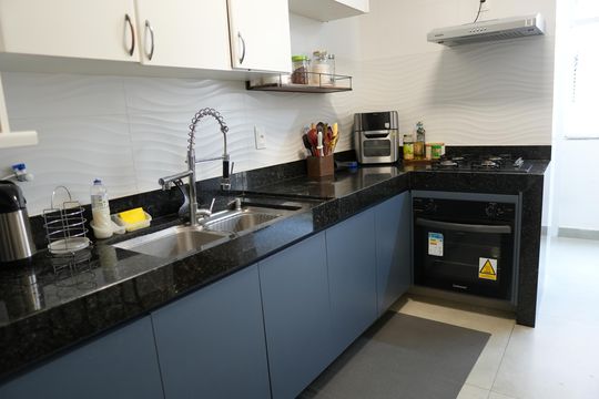Cozinha de apartamento à venda com 4 quartos, 190m² em Buritis, Belo Horizonte