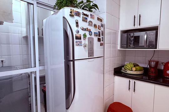 Cozinha de apartamento à venda com 2 quartos, 67m² em Cerâmica, São Caetano do Sul