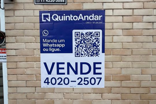 Plaquinha de apartamento à venda com 2 quartos, 67m² em Cerâmica, São Caetano do Sul