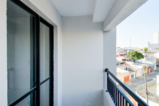 Varanda da Sala de apartamento para alugar com 3 quartos, 59m² em Vila Florida, Guarulhos