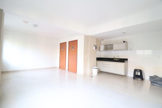 Área comum - Salão de festas de apartamento para alugar com 2 quartos, 73m² em Santa Mônica, Uberlândia