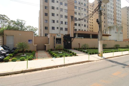 Fachada de apartamento para alugar com 2 quartos, 44m² em Gleba do Pêssego, São Paulo