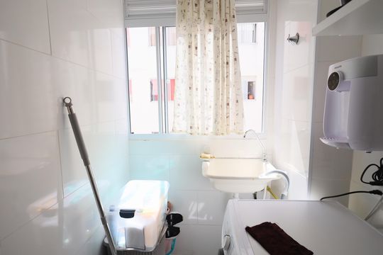 Cozinha e Área de Serviço de apartamento para alugar com 2 quartos, 42m² em Jardim Boa Vista (zona Oeste), Osasco