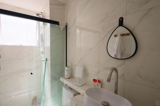 Banheiro de apartamento para alugar com 2 quartos, 42m² em Jardim Boa Vista (zona Oeste), Osasco